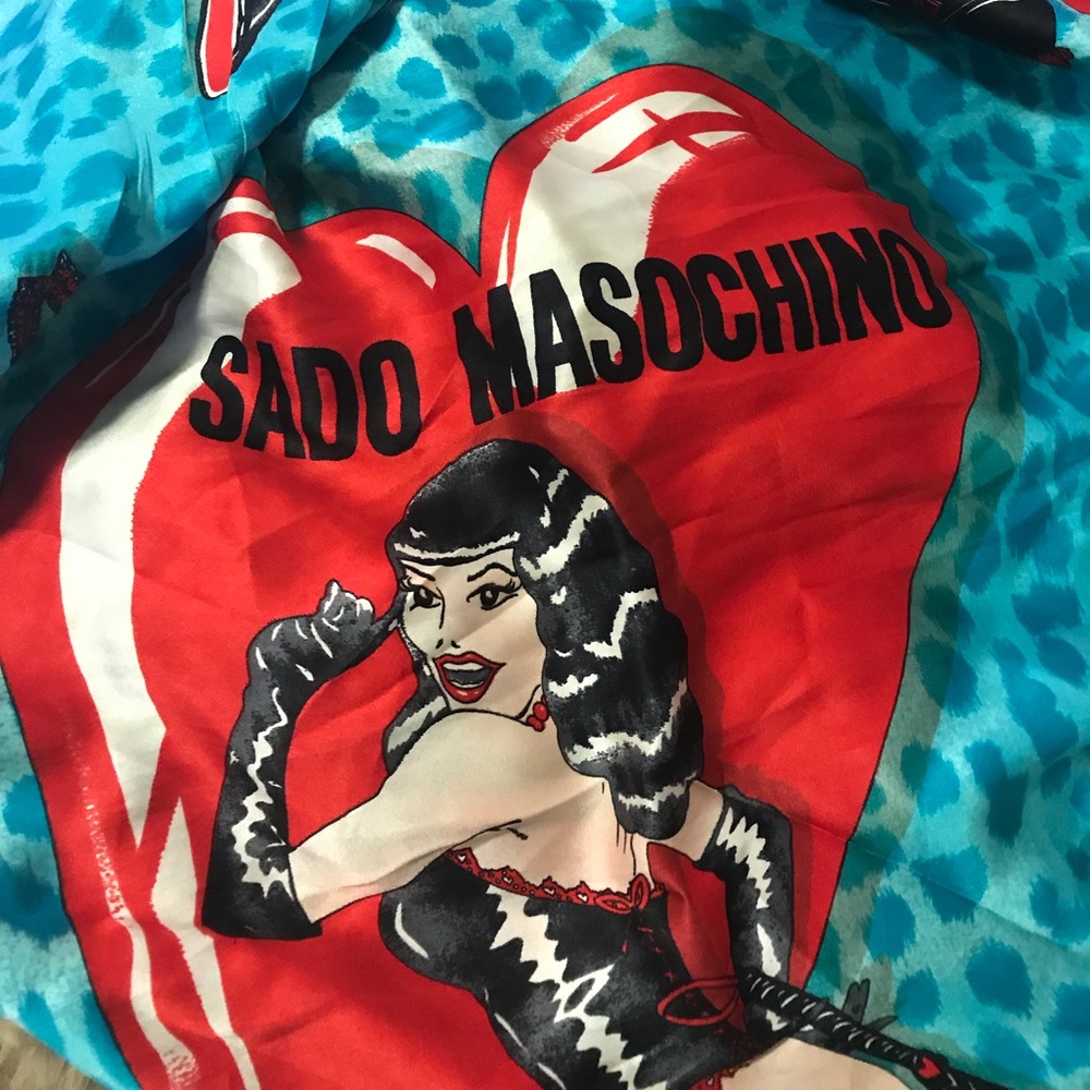 Moschino silk scarf